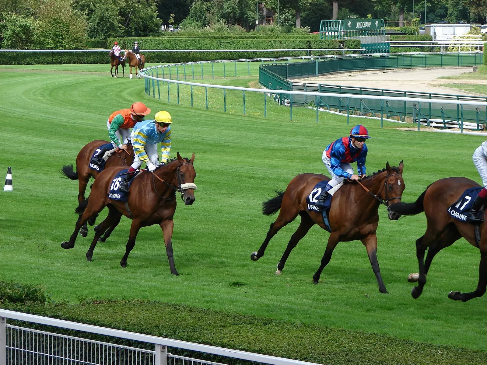 Hippodrome ParisLongchamp, où se court le Grand Prix de Paris